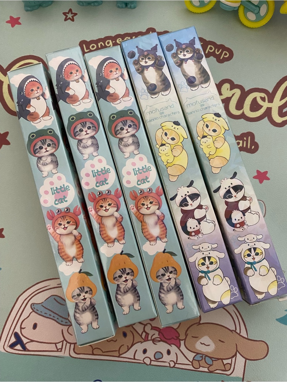 Mofusand gel pens 5pcs